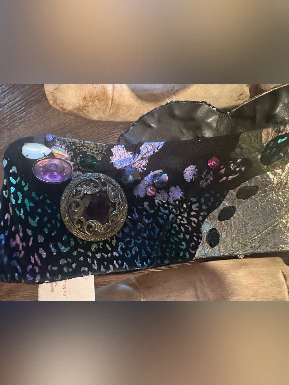 Paula K One of One Vintage Embellished Multicolor Belt - Picture 7 of 16